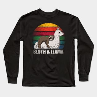 Sloth & Llama Long Sleeve T-Shirt